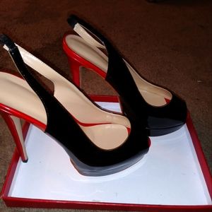 JOY IN LOVE Women's Slingbacks Peep Toe High Heels